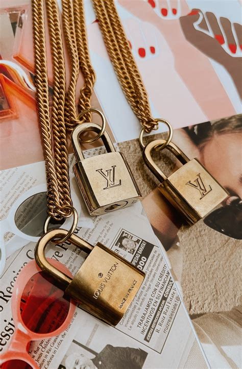 louis vuitton lock necklace price|louis vuitton lock necklace vintage.